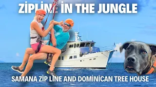🌴⚡ ZIP LINING, GETTING LOST & A HIDDEN WATERFALL IN SAMANÁ, DOMINICAN REPUBLIC ⚡🌴 #samaná #trawler