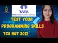 TCS NQT 2021 Coding Questions Test Your Programming skills