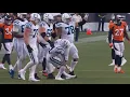 Nyheim Hines HEAD INJURY struggles to walk after taking huge hit