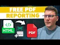 The Secret to FREE PDF Reporting in NET - Handlebars PuppeteerSharp