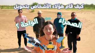 كيف قام هؤلاء الأشخاص بتحويل الصحراء إلى واحة  قوة التكنولوجيا تفوق خيالك دندنها