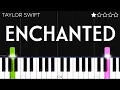 Taylor Swift - Enchanted EASY Piano Tutorial