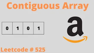 CONTIGUOUS ARRAY LEETCODE 525 PYTHON SOLUTION