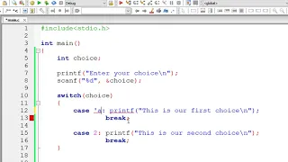 Switch Case Default In C Programming Language
