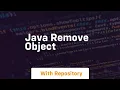java remove object