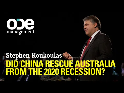 Stephen Koukoulas - Did China rescue Australia from the 2020 recession?