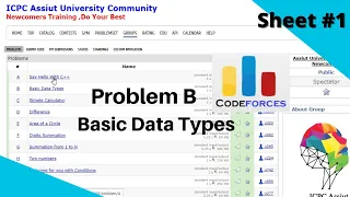 ICPC Assiut Sheet Sheet 1 Problem B Basic Data Types Exotic IT