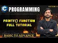 Printf Function in C In Hindi