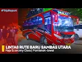 Download Lagu BUS PELINTAS JEMBATAN SAMBAS BESAR !!! | Trip Report Raja Economy Class Pontianak-Jawai