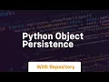 python object persistence