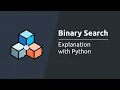Binary Search Algorithm - Explanation with Python