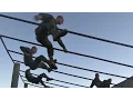 Marine Recruits Muscle Through Parris Island Obstacle Course