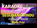 Download Lagu SEGUDANG RINDU - Camelia Malik | Karaoke dut band mix nada pria | Lirik