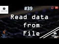 39 How to Read Data from a File in JAVA