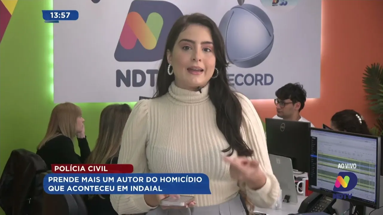 Polícia Civil: prende mais um autor do homicídio que aconteceu em indaial