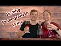 Tasting Home Made Pomegranate Wine