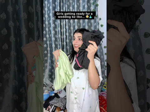 Girls getting ready for a wedding be like😭👗 #shorts ⁠#funny #comedy #relatable #youtubeshorts