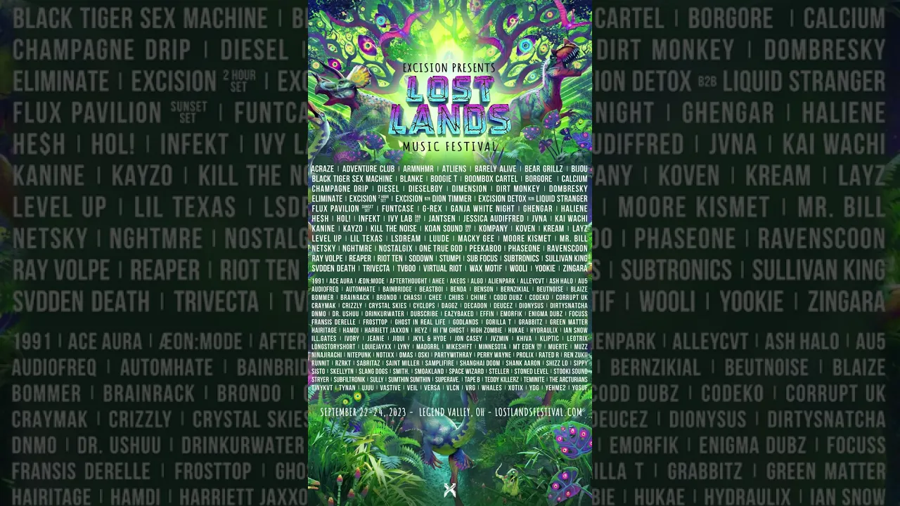 Lost Lands 2023 Lineup
