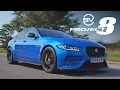 Jaguar XE SV Project 8 Touring Road Review Carfection 4K