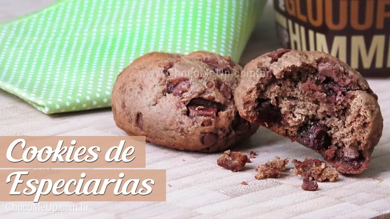 RECEITA DE COOKIES DE ESPECIARIAS CHOCO ME UP!