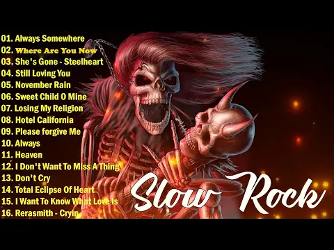 Download MP3 Slow Rock Remix 📻 Scorpions, Bon Jovi, The Eagles, Aerosmith, U2, Led Zeppelin - Call Power Ballads