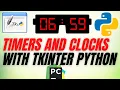 how to do a timer in tkinter using the universal widget - timers and clocks with tkinter python