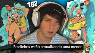Vendo os gringos cancelando o Brasil pela Hatsune Miku brasileira