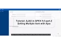 Tutorial AJAX in APEX 5 0 part-2 Set multiple items