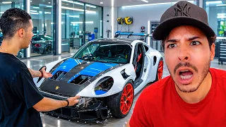 COMEÇARAM A ENVELOPAR MINHA PORSCHE GT3RS ❤️
