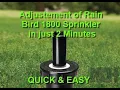 Rain Bird 1800 Sprinkler Head Adjustment - How to Do It Simply Quickly