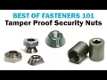 Tamper Proof Security Nuts - Shear Tri-Groove Nuts Fasteners 101