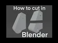 Cutting Up STL Files in Blender for 3D Printing