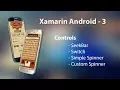 Xamarin Android Tutorial - 3 Controls