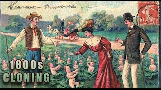repopulation postcards cabbage patch kids 1800s cloning babylon babies