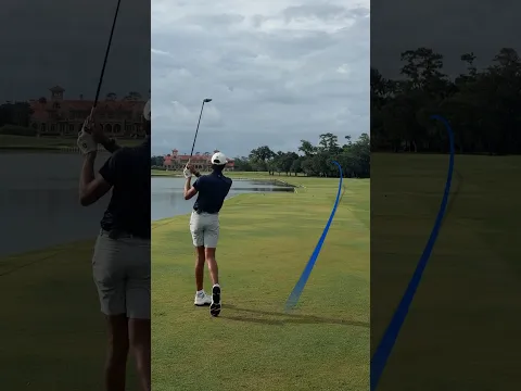 Charlie Woods getting creative around TPC Sawgrass. 🤌 #TeamTaylorMade