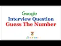 Google Interview Guess The Number Higher or Lower - Python
