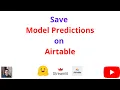 Save Model Predictions on Airtable HF Transformers Model Deployed with Streamlit NLP Python