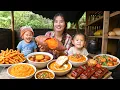 Download Lagu Harvesting 1500kg+ giant sweet potatoes to sell at the market, cooking grilled ribs for my children