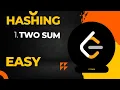 1 Two Sum Hashing Leet code Cmpetitive Program Easy Python English
