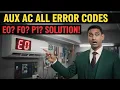 AUX Inverter AC All Error Codes Explained E0 E1 F0 P1 Complete Solution Guide