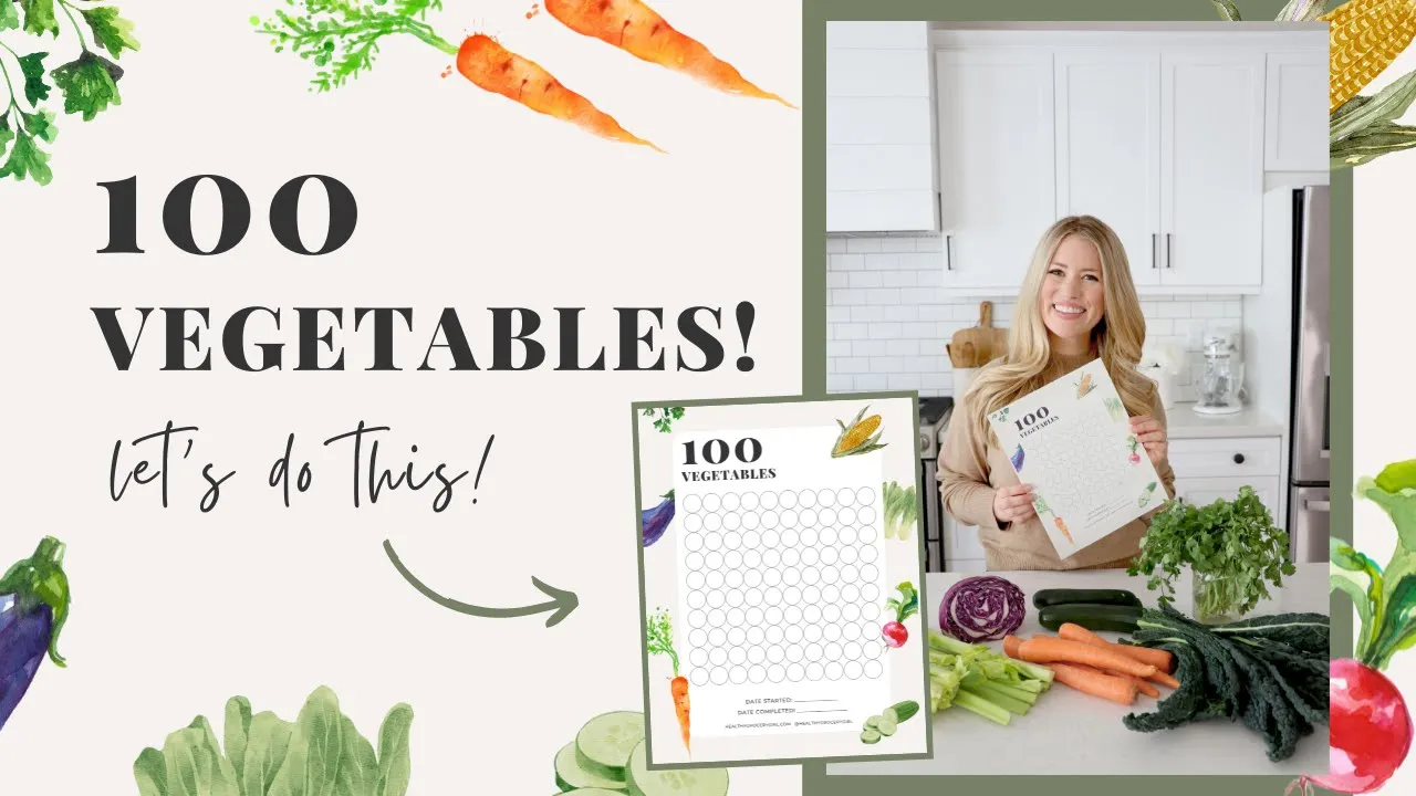 100 Vegetables! Can you do it?? Join me!!