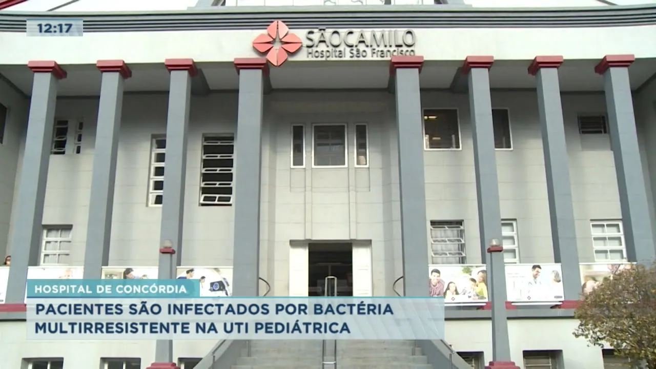 Pacientes são infectados por bactéria multirresistente na UTI Pediátrica no Hospital de Concórdia