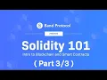 Solidity 101 Part - Building Real-World Application with Ethereum