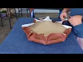 How to Cover a Round Bar Stool with No Wrinkles so it Doesn t Like Crap