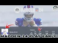 I AM PLAYING MADDEN 24 RIGHT NOW BUT THE MUT24 SERVERS ARE DOWN PLAY MADDEN 24 EARLY