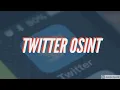 Perform Twitter OSINT in a Manual way