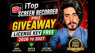 iTop Screen Recorder Pro Giveaway License Key Free 2026 2027 Latest Working Activation Code