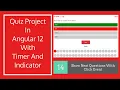 Quiz Project In Angular 12 Tutorial Step-by-step Show Next Question with Click Event