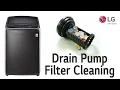 LG Top Load Washer - How to clean drain pump filter OE error code Clothes are wet after wash