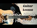 Download Lagu Ankhein khuli ho ya ho band guitar lesson - Mohobbatein | lesson for beginners | Easy guitar chords